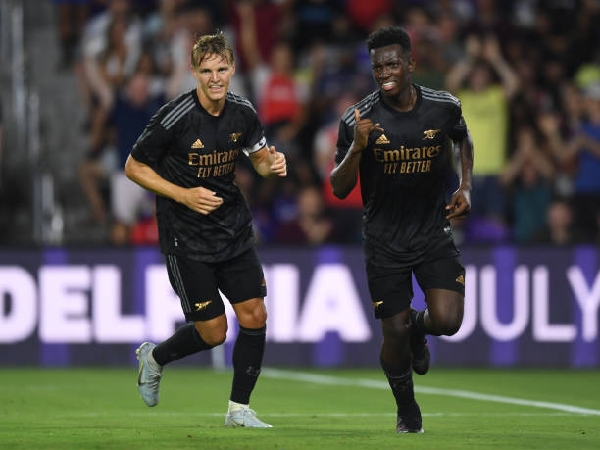 Martin Odegaard dan Eddie Nketiah