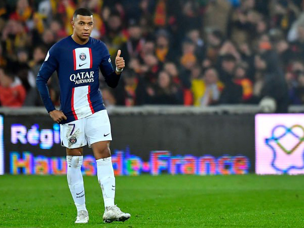 Penyerang Paris Saint-Germain, Kylian Mbappe.