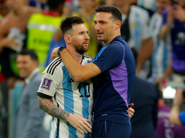 Lionel Scaloni dan Lionel Messi