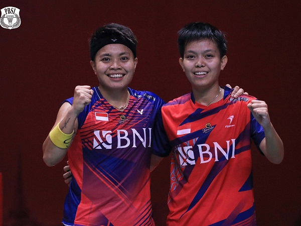 BWF Ranking: Apriyani/Fadia Melesat ke Peringkat 5 Besar Dunia