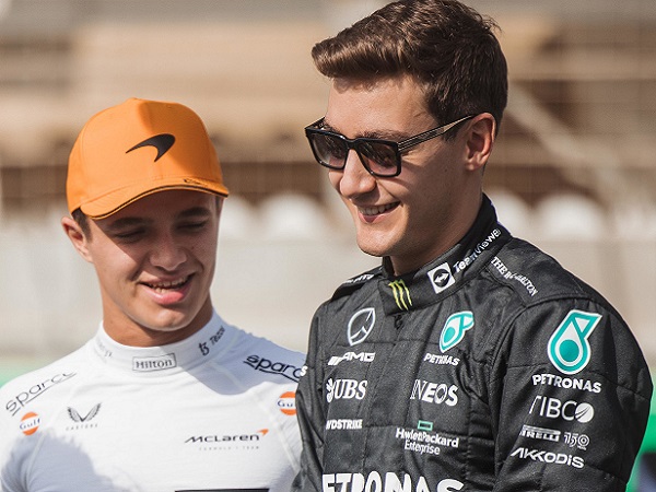 Lando Norris, George Russell