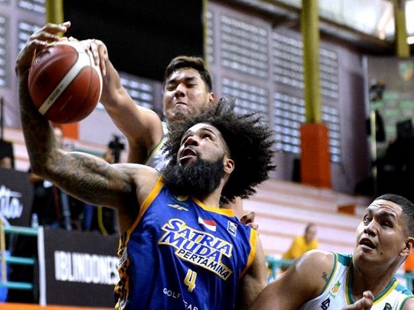 Pemain asing Satria Muda Pertamina Jakarta, Elijah Foster. (Images: Antara)