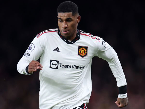 Penyerang Manchester United, Marcus Rashford.