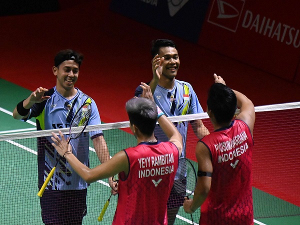 Kalahkan Pramudya/Yeremia, Fajar/Rian ke 16 Besar Indonesia Masters 2023