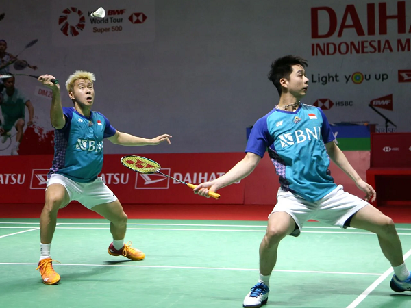 Kevin Sanjaya tak masalah meski namanya jadi non unggulan di Indonesia Masters 2023.