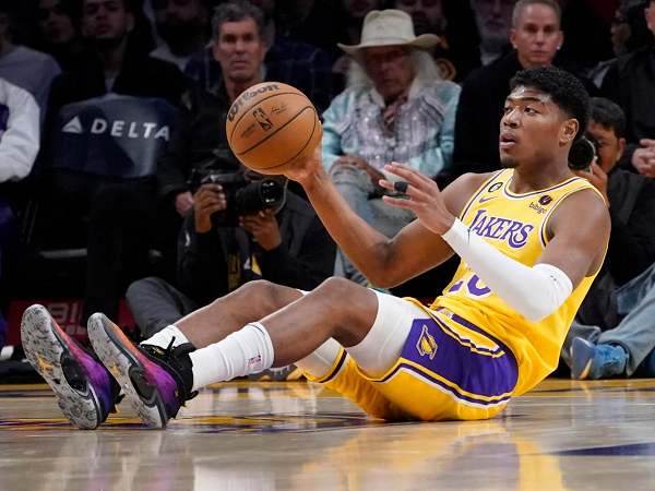 Rui Hachimura senang usai jalani debutnya bersama Lakers.