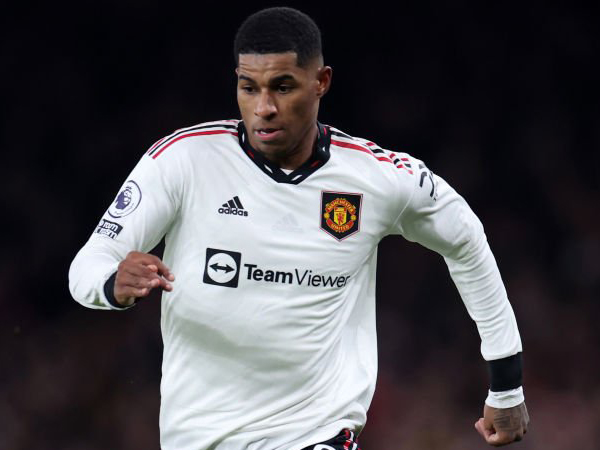 Penyerang Manchester United, Marcus Rashford.