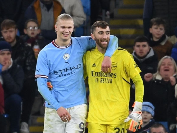 Kiper Arsenal Matt Turner dan striker Manchester City, Erling Haaland