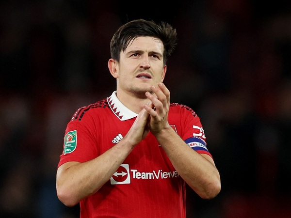 Inter Milan disebut tertarik untuk memboyong Harry Maguire dari Man United, untuk dijadikan sebagai pengganti Milan Skriniar / via Getty Images