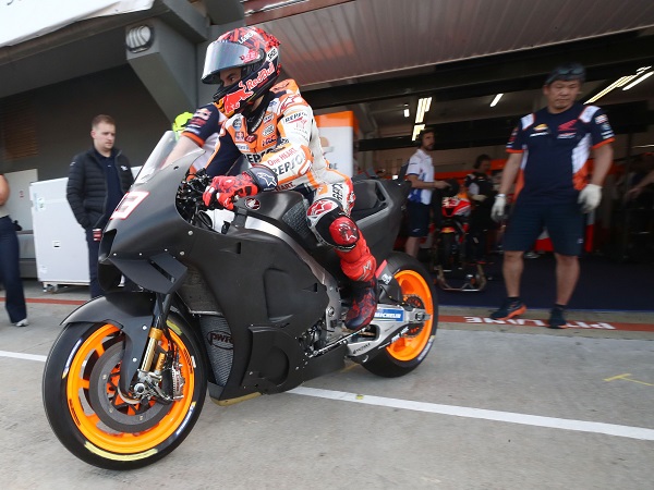 Marc Marquez perkuat fisik jelang MotoGP 2023.