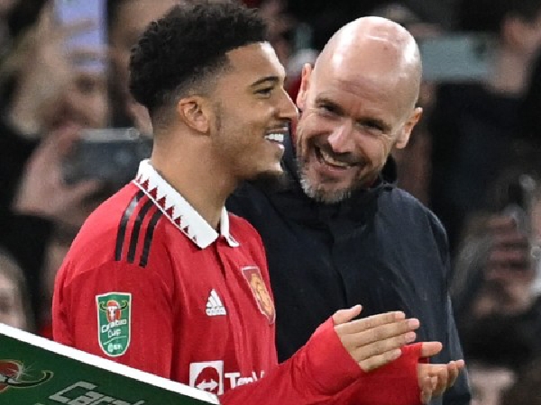 Bruno Fernandes Senang Dengan Jadon Sancho Yang Kembali Bermain Membela MU