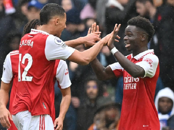 William Saliba dan Bukayo Saka merupakan pemain kunci untuk Arsenal