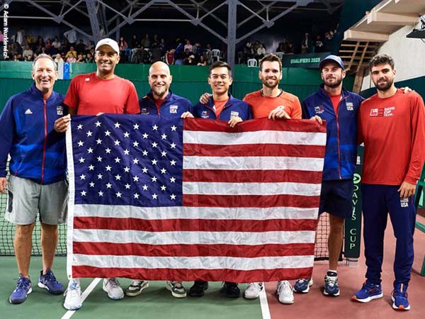 Hasil Davis Cup: AS Melangkah Usai Sapu Bersih Kemenangan Kontra Uzbekistan