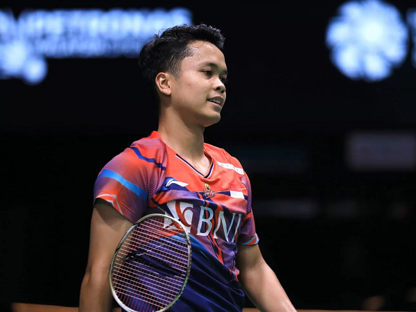 Anthony Ginting tetap bersyukur meski mulai kalah saing dari Jonatan Christie.