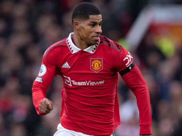 Penyerang Manchester United, Marcus Rashford.