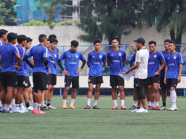 Latihan persiapan PSIS Semarang
