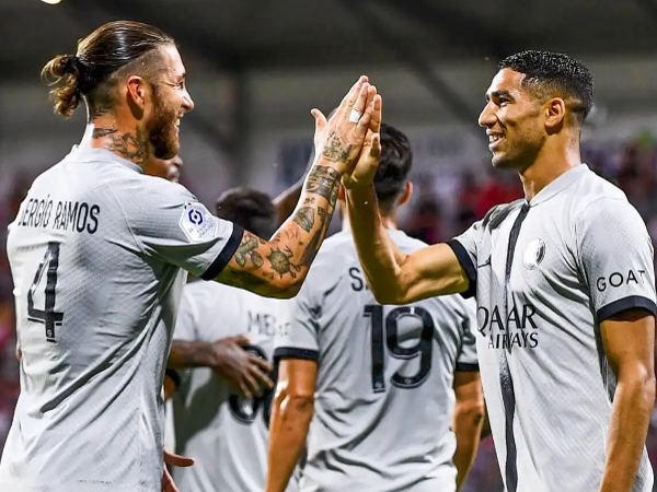 Achraf Hakimi dan Sergio Ramos