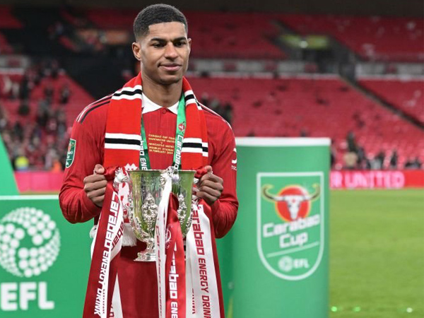 Striker Manchester United, Marcus Rashford.