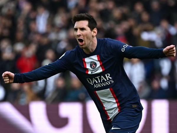 Penyerang Paris Saint-Germain, Lionel Messi.