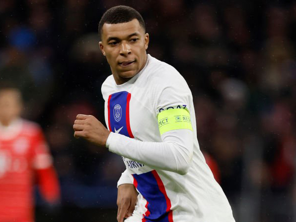 Penyerang Paris Saint-Germain, Kylian Mbappe.