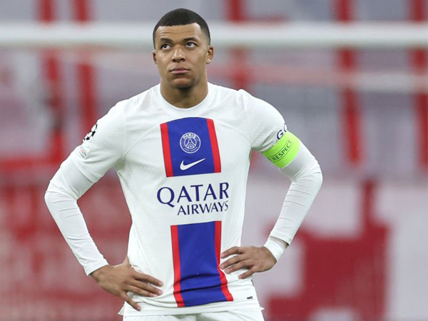 Penyerang Paris Saint-Germain, Kylian Mbappe.