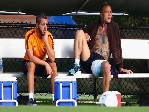 Saat membela AS Roma di tahun 2014-2018, Radja Nainggolan mengaku terbiasa mabuk sebelum tampil di sebuah pertandingan resmi / via Getty Images