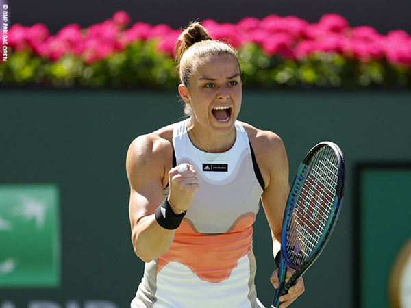 Anhelina Kalinina Bertekuk Lutut, Maria Sakkari Maju Ke Babak 16 Besar Di Indian Wells