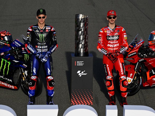 Fabio Quartararo tertantang untuk kalahkan Francesco Bagnaia.