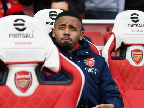 Striker Arsenal, Gabriel Jesus, baru kembali dari cedera