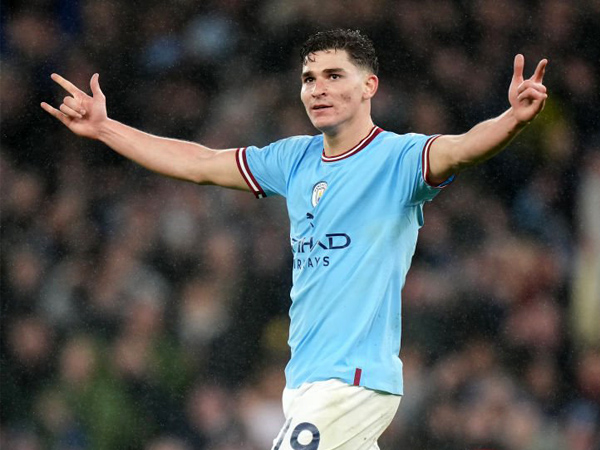 Striker Manchester City, Julian Alvarez.