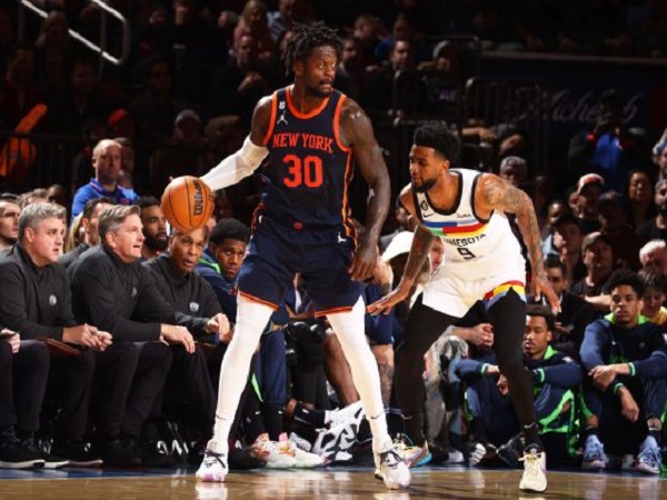Pemain andalan New York Knicks, Julius Randle.