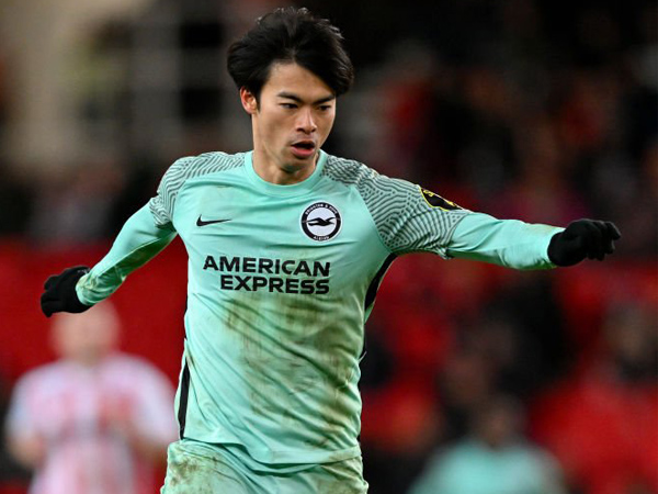 Winger Brighton & Hove Albion, Kaoru Mitoma.