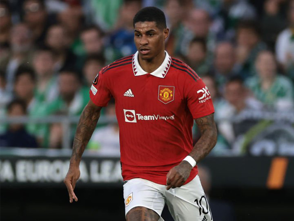 Penyerang Manchester United, Marcus Rashford.