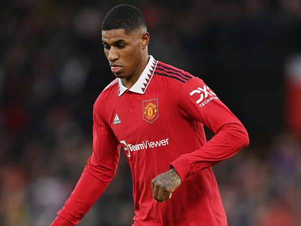 Penyerang Manchester United, Marcus Rashford.