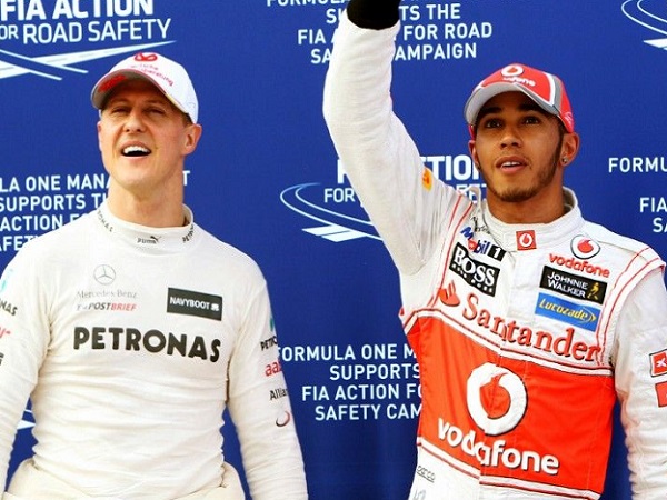 Lewis Hamilton, Michael Schumacher