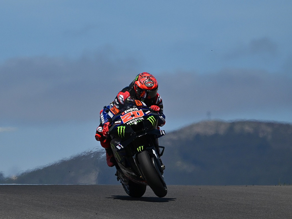 Fabio Quartararo frustasi hanya finish kedelapan di GP Portugal.