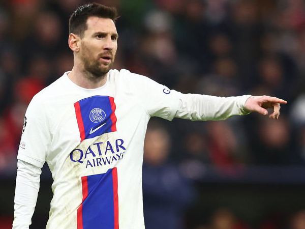 Penyerang Paris Saint-Germain, Lionel Messi.