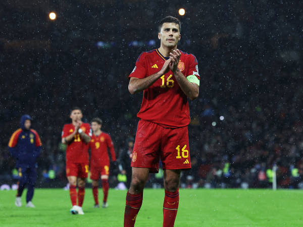 Timnas Spanyol Takluk dari Skotlandia, Rodri: Taktik Mereka Seperti Sampah