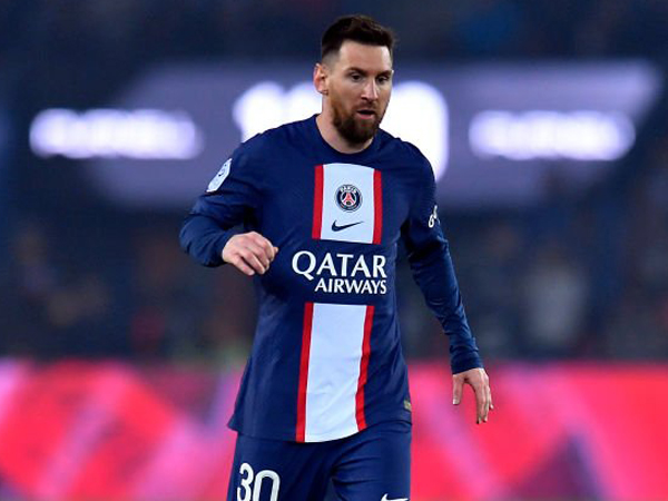 Penyerang Paris Saint-Germain, Lionel Messi.