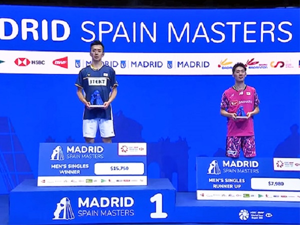 Menangi Perang Saudara, Kenta Nishimoto Juara Spain Masters 2023