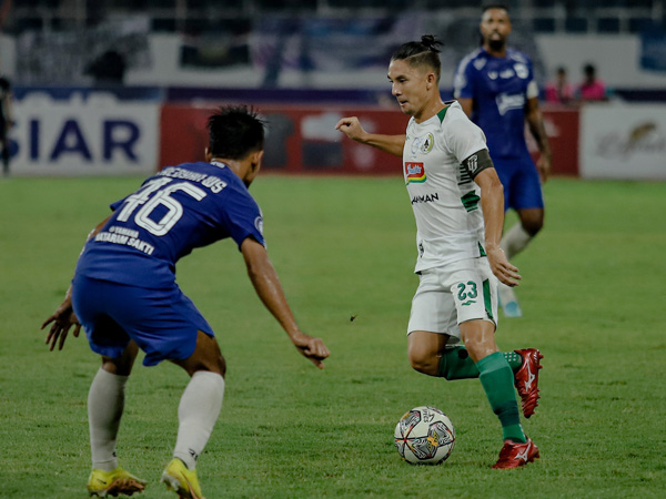 Kapten PSS Sleman, Kim Jeffrey Kurniawan di pertandingan kontra PSIS Semarang