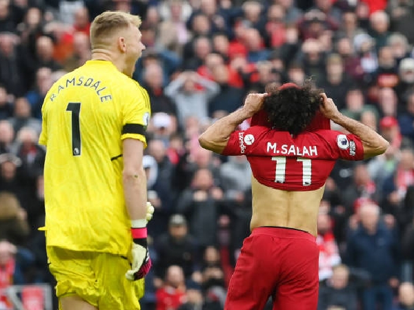 Aaron Ramsdale menjadi pahlawan hasil imbang Arsenal melawan Liverpool