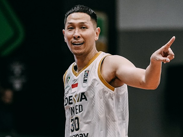 Pemain senior Dewa United Banten, Xaverius Prawiro. (Foto: IBL)