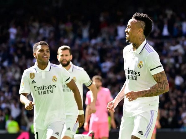 Bek Real Madrid, Eder Militao. (Images: Getty)