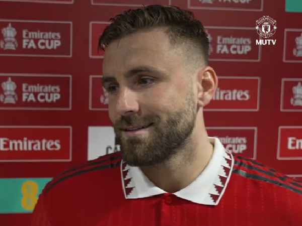 Bek Man United, Luke Shaw, Mengaku Tak Sabar Hadapi Man City