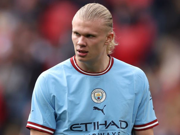 Striker Manchester City, Erling Haaland.