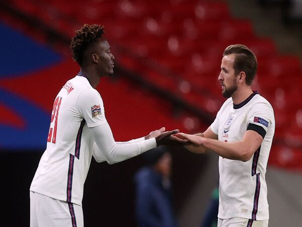 MU diberitakan turut mengincar Tammy Abraham sebagai alternatif dari Harry Kane di bursa transfer musim panas mendatang / via Getty Images