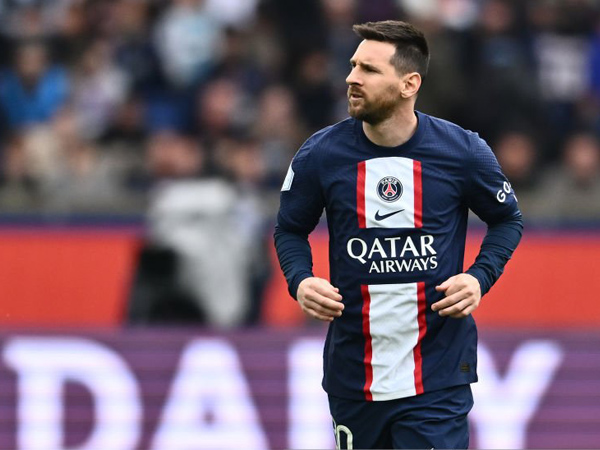 Penyerang PSG, Lionel Messi.