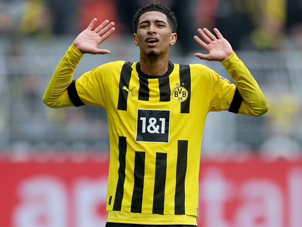 Gelandang Borussia Dortmund, Jude Bellingham.