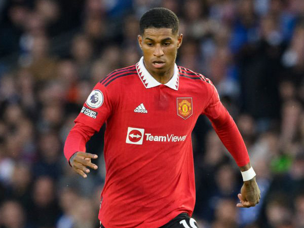 Penyerang Manchester United, Marcus Rashford.